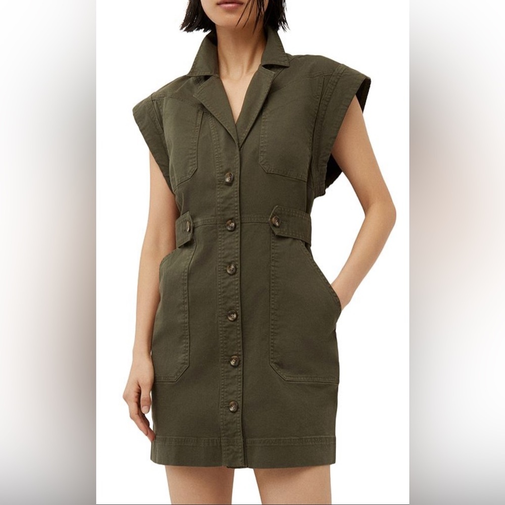 Veronica Beard Jax Shirtdress- wore once in safari